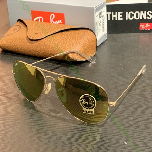 ?RayBan? Aviator Gold Flash Mirror - Gold Frame main image 4